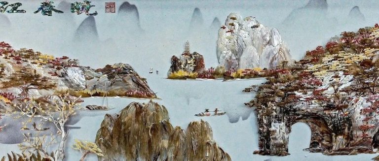 藍(lán)色海洋的饋贈(zèng)——北海貝雕